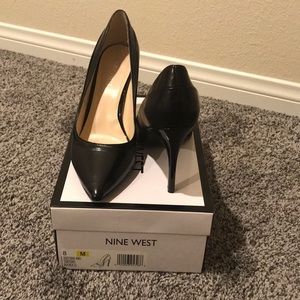 Size 8 Nine West Black 3.5” high heels